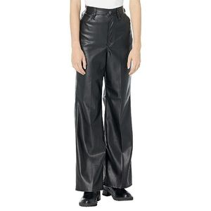 Levi's Womens Premium 70s Flare Faux Leather Jeans Size 29